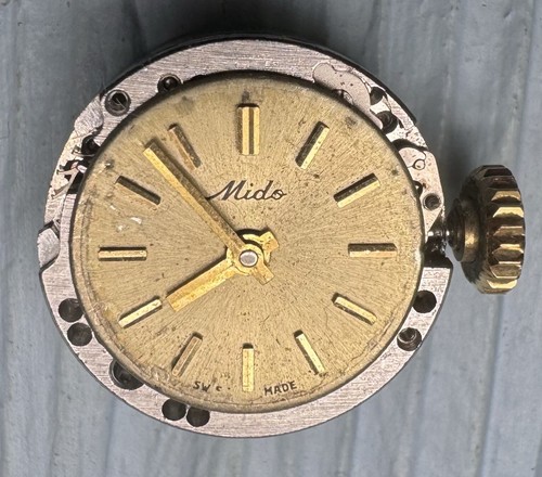 Reloj Mido Movimiento Automático 13.7 mm Buen Balance 17J Damas Repuestos (372) - Imagen 3 de 8