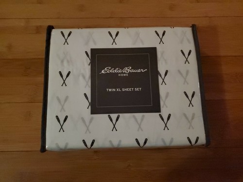 Eddie Bauer Home | Percale Collection Sheet Set-100% Cotton, Eddies Oar T200 - Picture 4 of 6