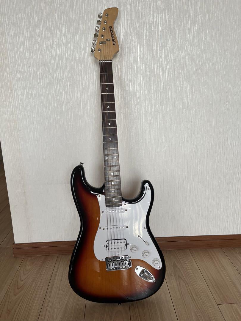 【Fernandes】FST-140 Fernandes HSS Super Strat, Quilted Black Burst, 1990s, MIJ