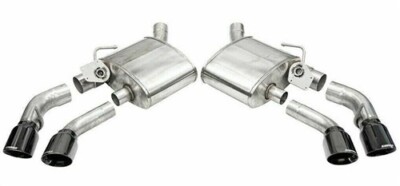 Corsa 14789BLK Valved Axle-Back Exhaust w/ Black Tips for 2016