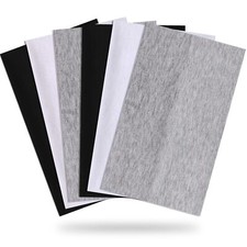 6 Pack Wide Headbands for Women Stretchy Workout Non-Slip Hair Bands Black