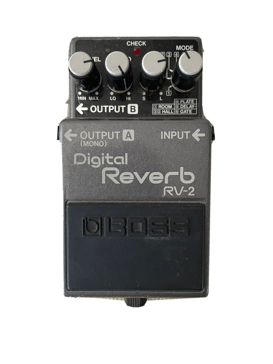 VintageBoss RV-2 Digital Reverb Guitar Effects Pedal Japan 1988 | eBay