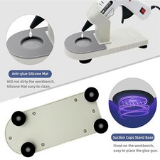 Hot Holder Melt Glue Gun Base Gun Organizer Glue Gun Bracket Glue Machine Base