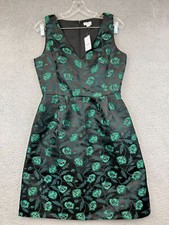 New J crew Floral V- neck dress size 4
