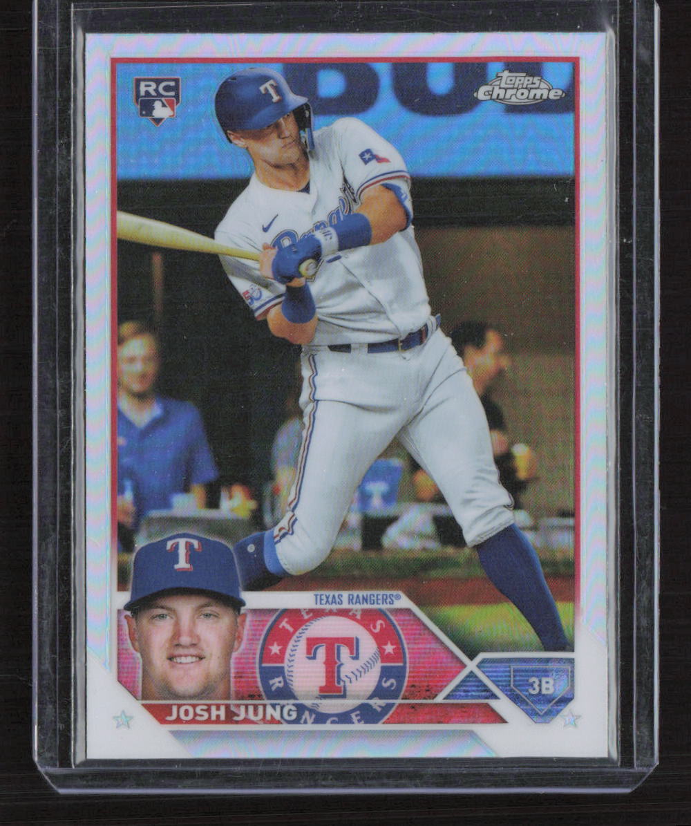 2023 Topps Chrome #93 Josh Jung Refractor Rookie RC Rangers