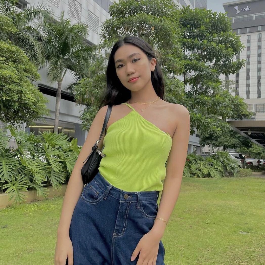 Zara asymmetric top Small sleeveless neon green Women's | eBay