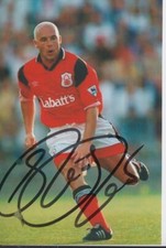STEVE STONE HAND SIGNED 6X4 PHOTO NOTTINGHAM FOREST FOOTBALL AUTOGRAPH 6