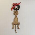 Vtg Resin Kurt Adler Cat Christmas Ornaments
