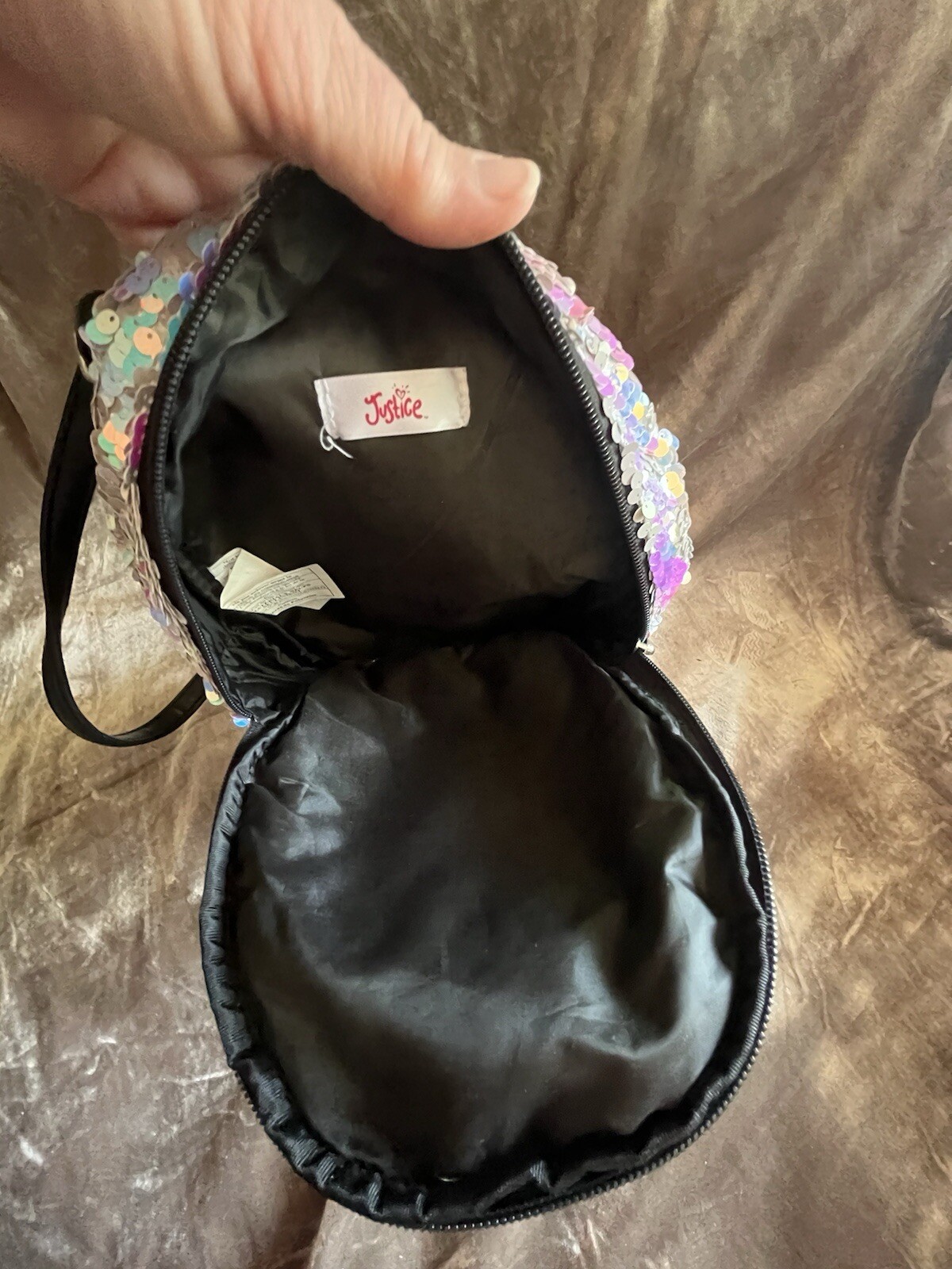 JUSTICE Sequence "S" Initialed Mini Backpack/purs… - image 11