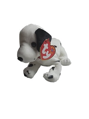 Dizzy Ears Beanie Baby TY Beanie Babies DIZZY The Dalmatian Black