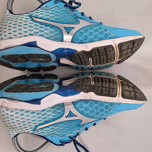 Mizuno Wave Rider 18 Running Shoes Women's 6 Blue. Open Box. - Picture 3 of 3