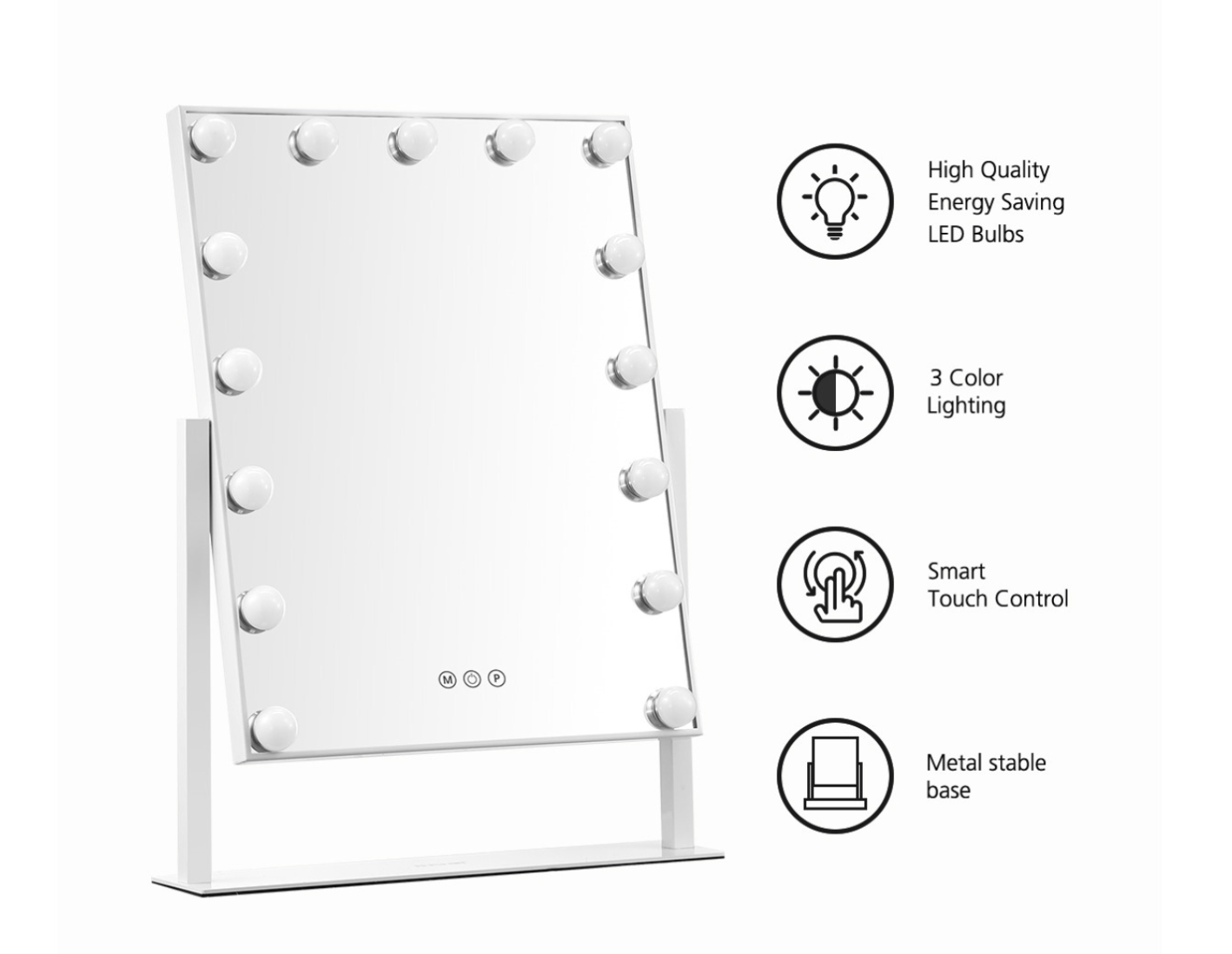 SET Vanity Table Store Makeup Mirror Vanity Set White Pull Out Drawer eBay