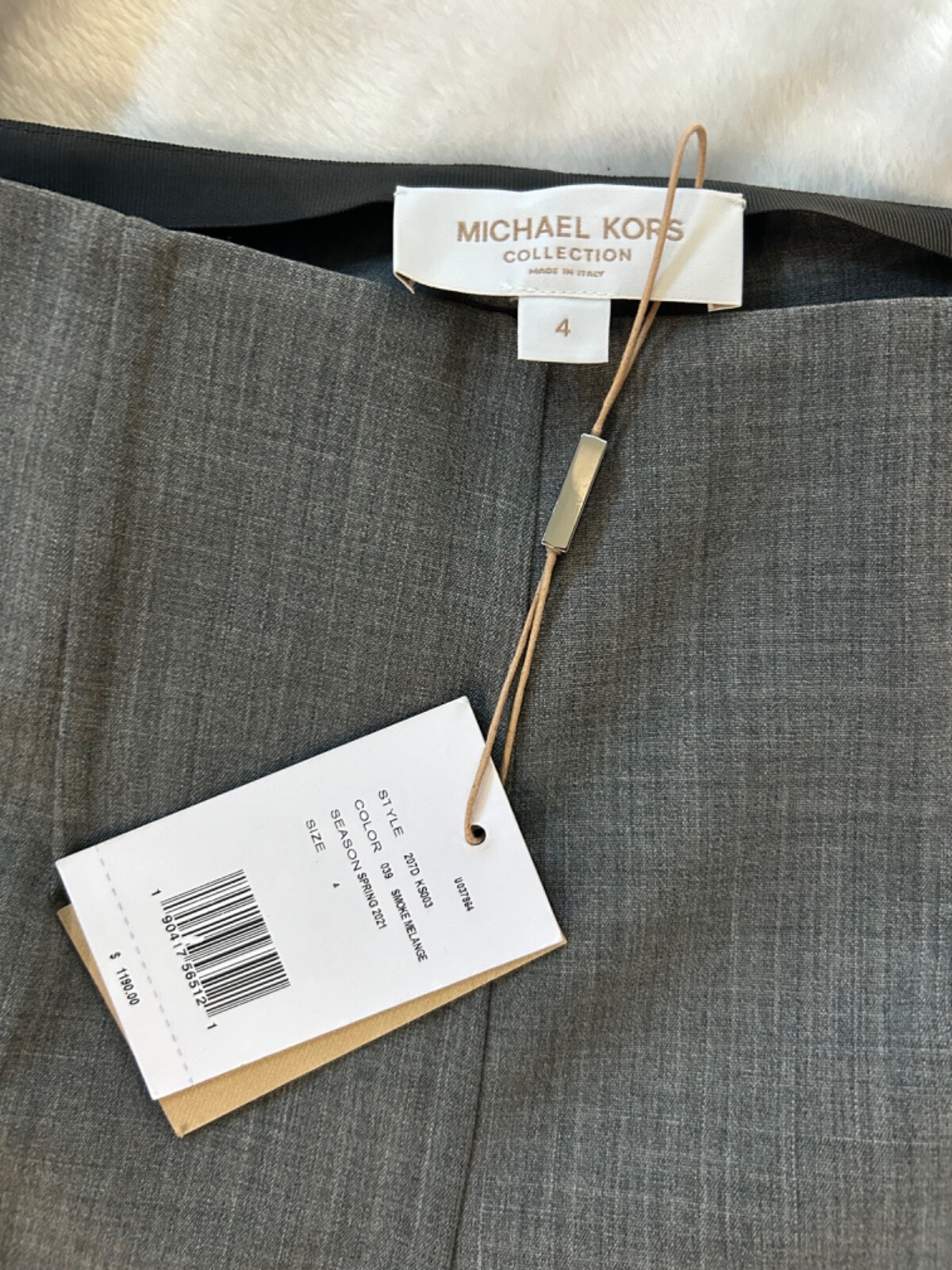 Michael Kors Collection stretch crepe flared 4 34” Designer Dress Pants ♡ Italy image 2