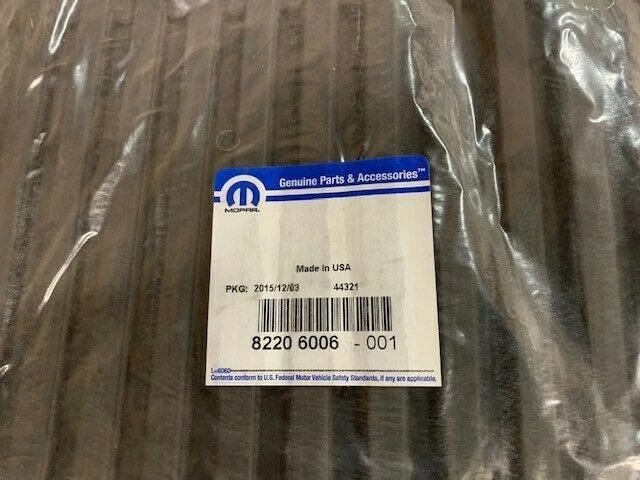 ПОДХОДИТ *2002-2004 JEEP FREEDOM ВСЕ СЕЗОНЫ ЗАДНИЙ НАПОЛЬНЫЙ КОВРИК 82206006 - НОВЫЙ OEM - Изображение 2 из 2