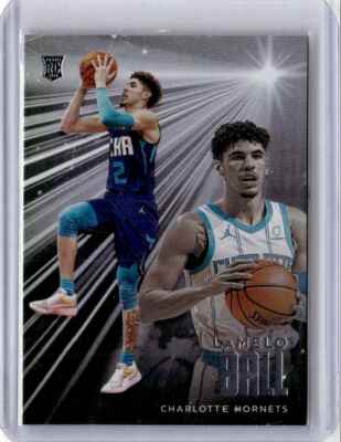 2020-21 Panini Essentials LaMelo Ball Basketball Card Charlotte Hornets #201