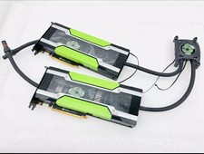 Dual Nvidia 699-2h400-0201-530 Tesla P100 16gb Gpu Accelerator Card Water Cooled