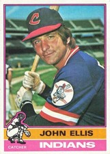 John Ellis 1976 TOPPS Baseball Card #383