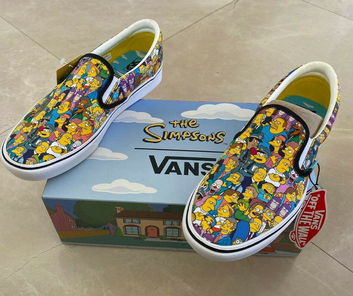 simpsons vans comfycush