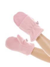 CMP Gloves Mittens Fleece Glove Pink Snap Warm