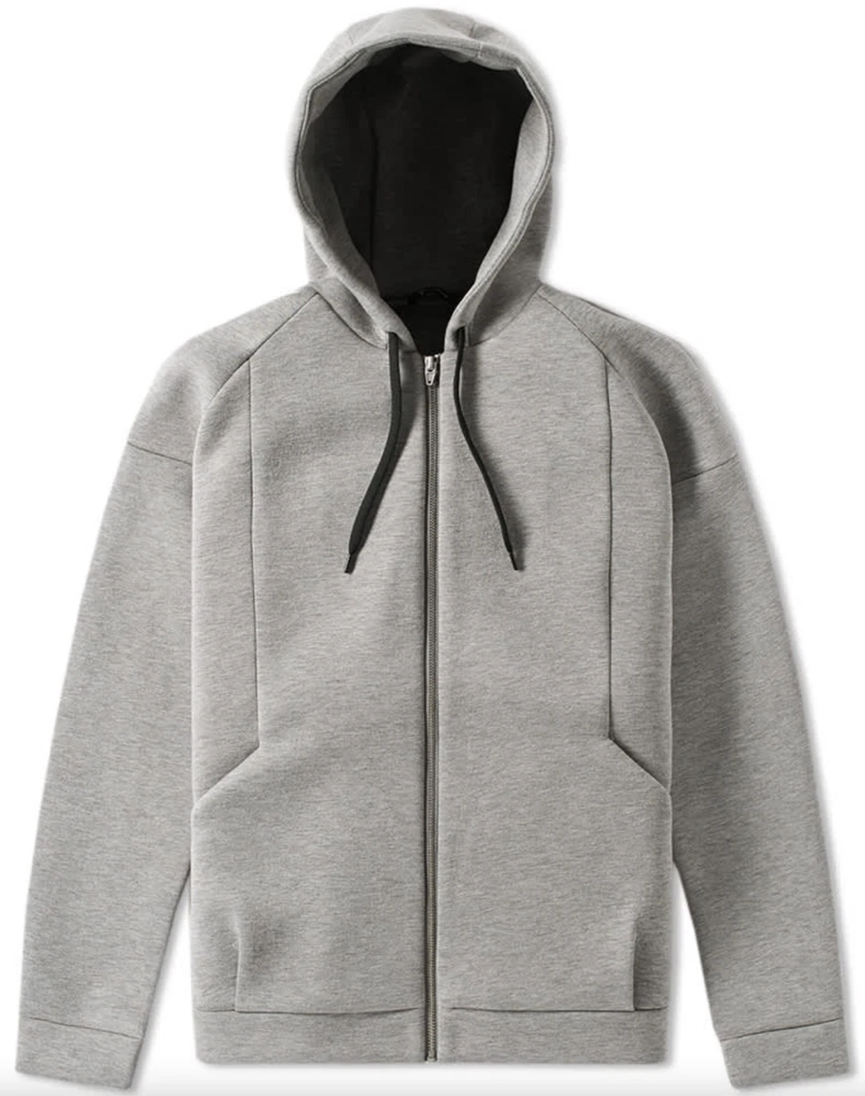 Alexander Wang Essential Hoodie in Light Heather Grey