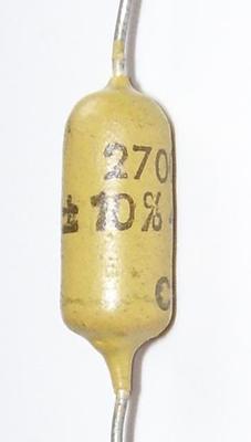 Condensateur Vintage MULLARD MUSTARD C296 - 470nF 160V, NOS (New Old Stock)