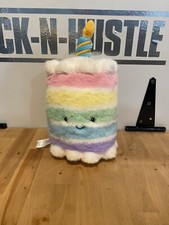 Tasties Sweet Friends Striped Birthday Cake Plush F.A.O Schwarz Soft