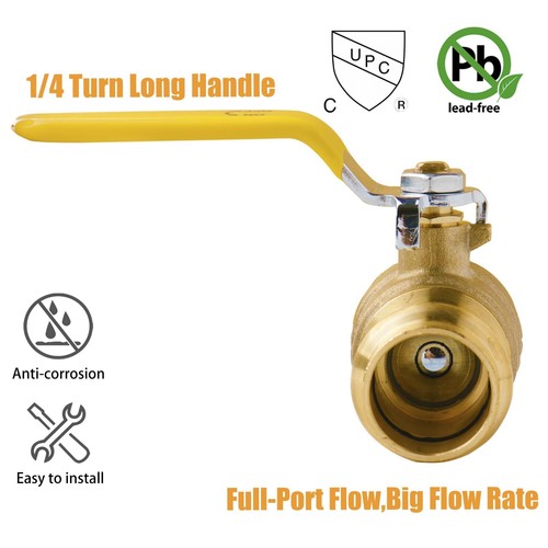 10 Pack 1/2" Press Propress Ball Valve Pro Press Ball Valve Fittings to Press... - Picture 2 of 8