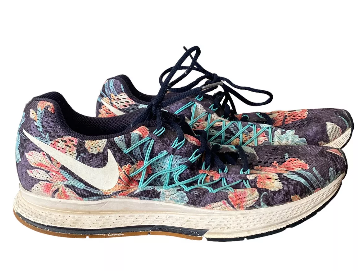 Floral nike hotsell running shoes