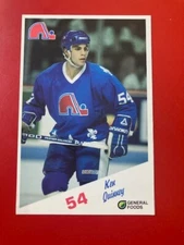 1987-88 General Foods QUEBEC NORDIQUES POSTCARD - Ken Quinney