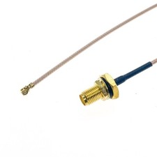 UFL U.FL Original to SMA female bulkhead waterproof jack RG178 Pigtail Cable IPX