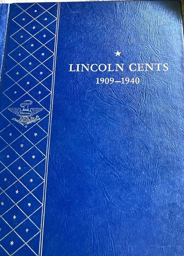 US Coins 1909-1940 Lincoln Cent Collection in Album(78 Coins)
