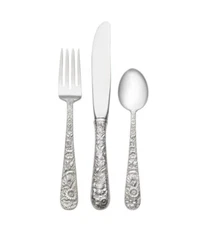 Repousse by Kirk Sterling Silver 3 piece Youth Set, New in Box