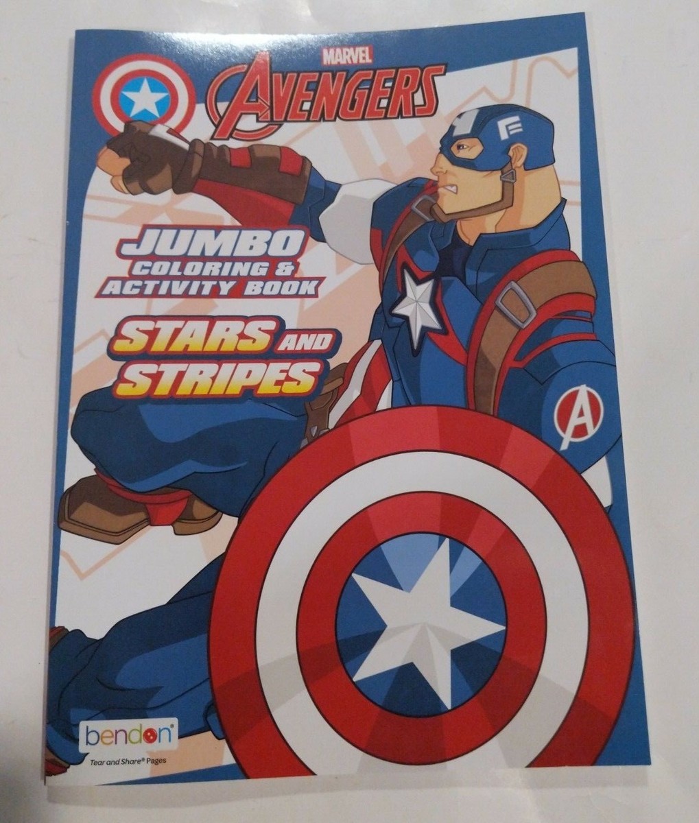 Marvel Avengers Jumbo Coloring And Activity Book Marvel Avengers