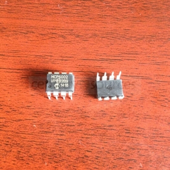 5pcs Microchip Mcp6002-i/p Mcp6002 Dual 1 MHz Operational Amplifier Dip ...