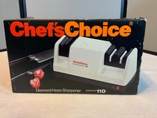 Chefs Choice Knife Sharpener Diamond Hone Electric 3 Stage Professional #110