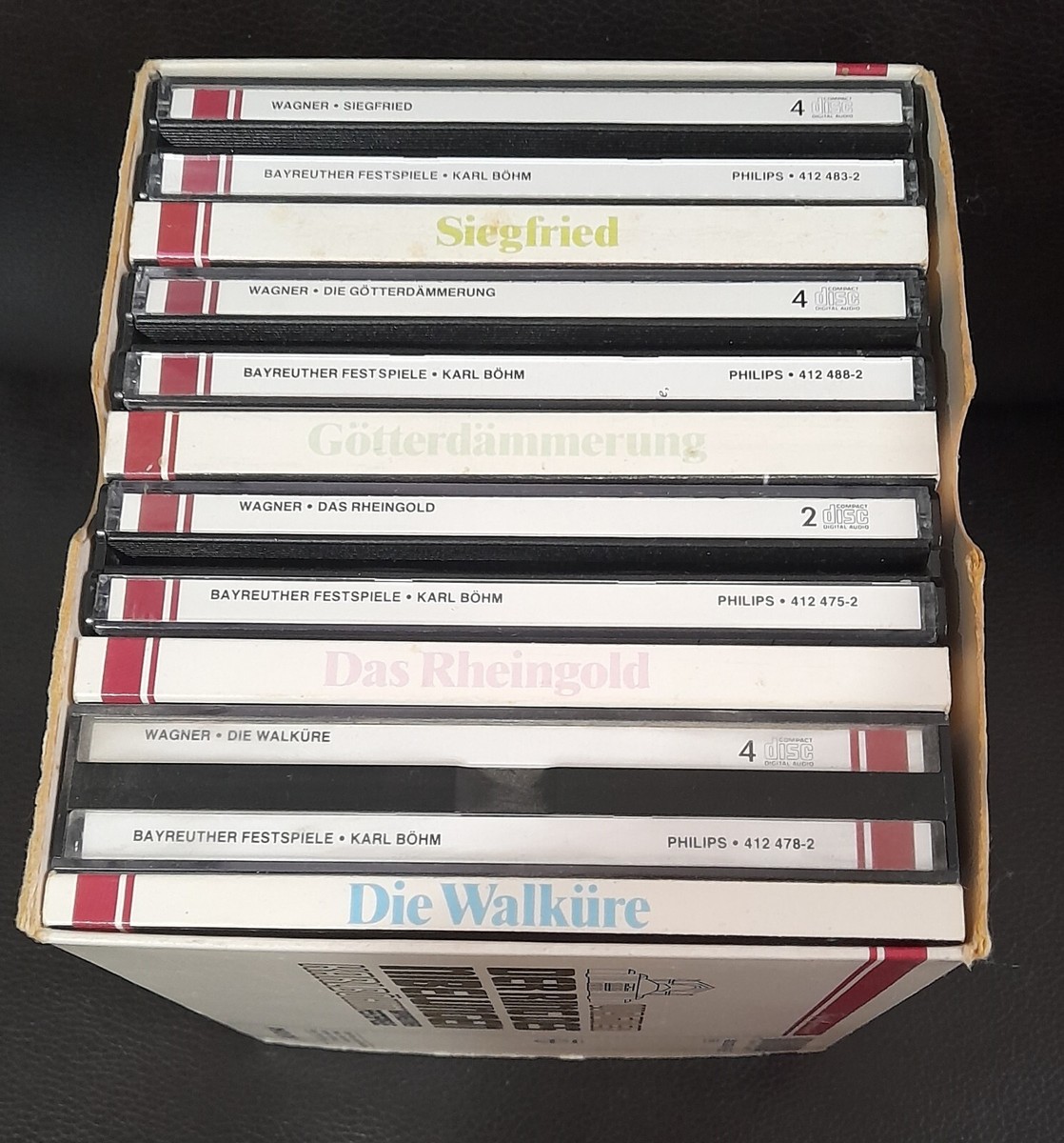 Wagner Der Ring des Nibelungen Bohm PHILIPS GERMANY 14CD FULL