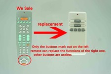 Remote Control Compatible For Hunter UC7848T UC7042T IN2TX01 Ceiling Fan