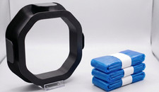 Nachf&uuml;llkasette Angelcare XL kompatibel: 3 Rollen Folie inkl. 3D-Druck Kassette