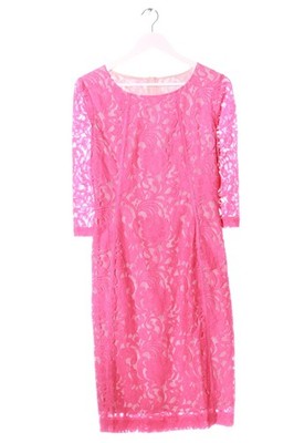 INWEAR Spitzenkleid Damen Kleid Gr. DE 36 pink Elegant