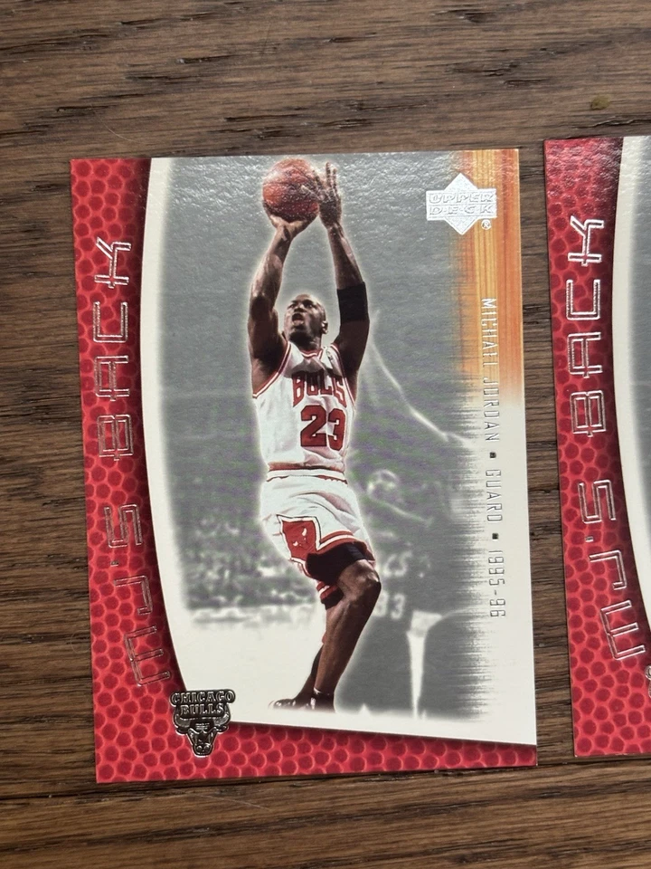 2001-02 Upper Deck MJ'S Back - Michael Jordan 3 Card Lot - Image 2 of 4