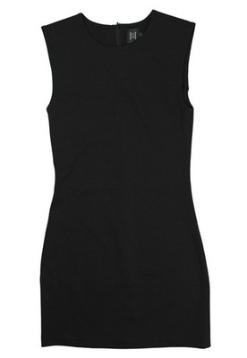 knee length dresses for ladies Black Slinky Ruched Wrap Neckline Dress