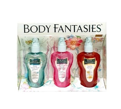 Vintage Body Fantasies Parfums de Coeur Fragrance Body Spray Gift Set