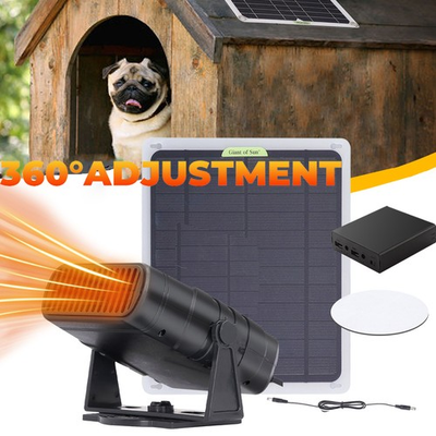 #ad 20W Solar Heater For Chicken Coop HeaterGreenhouse Powered HeatersFast Heating $36.99