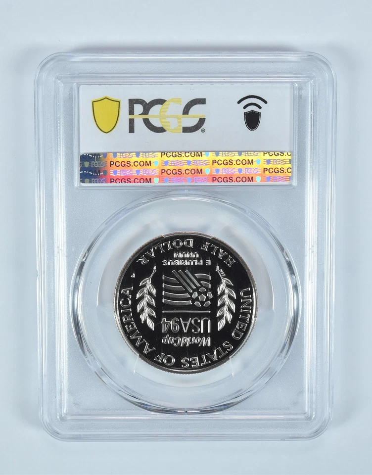 1994-P World Cup Soccer Commemorative Half Dollar PR69 DCAM PCGS *0593 - Image 2 of 4