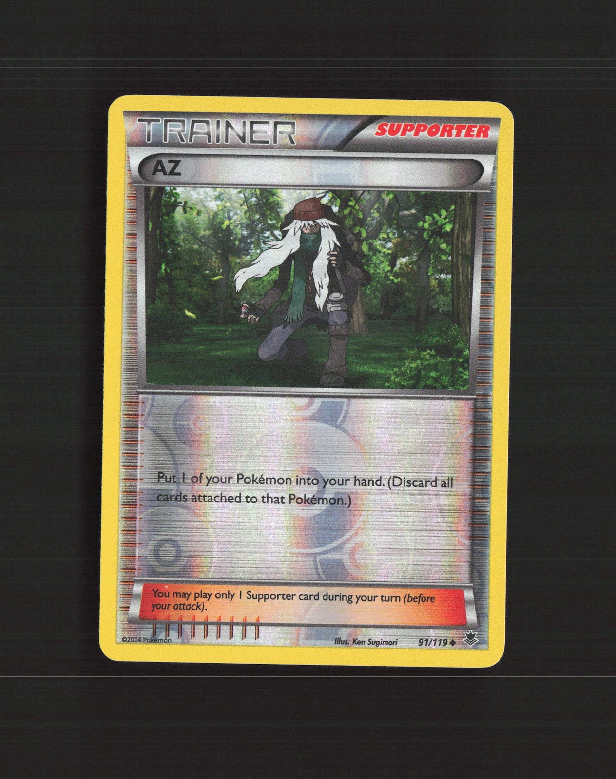 AZ 91/119 Phantom Forces Reverse Holo Pokemon Card LP
