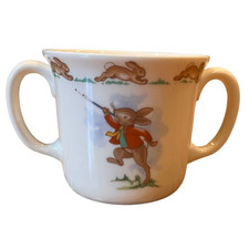 BUNNYKINS Child Toddler 2 handled Mug Cup ROYAL DOULTON Kids