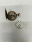 Antique c1920 Elgin Hunting Pocket Watch Grade 314 Model 2 15J 12S As Is Parts