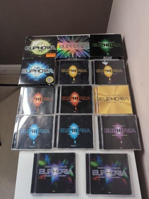 Euphoria CD Collection Trance Dance Compilation Albums Mixed DJs Job Lot Bundle