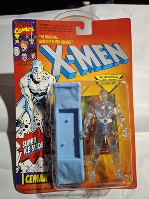 Marvel X-Men Iceman Action Figure Super Ice Slide Boxed Comic Book Heroes
