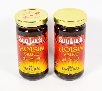2 SUN LUCK HOISIN Sauce 8oz Jar Gluten Free All Natural  03/11/2026
